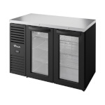 True TBR48-RISZ1-L-B-GG-1 - Back Bar Cooler, two-section, 48